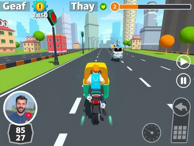 Gali Dash Rickshaw Gameplay Screenshot